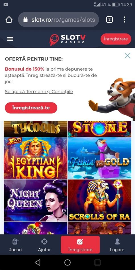 SlotV Online Casino Romania.